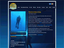 Tablet Screenshot of naxosdiving.com